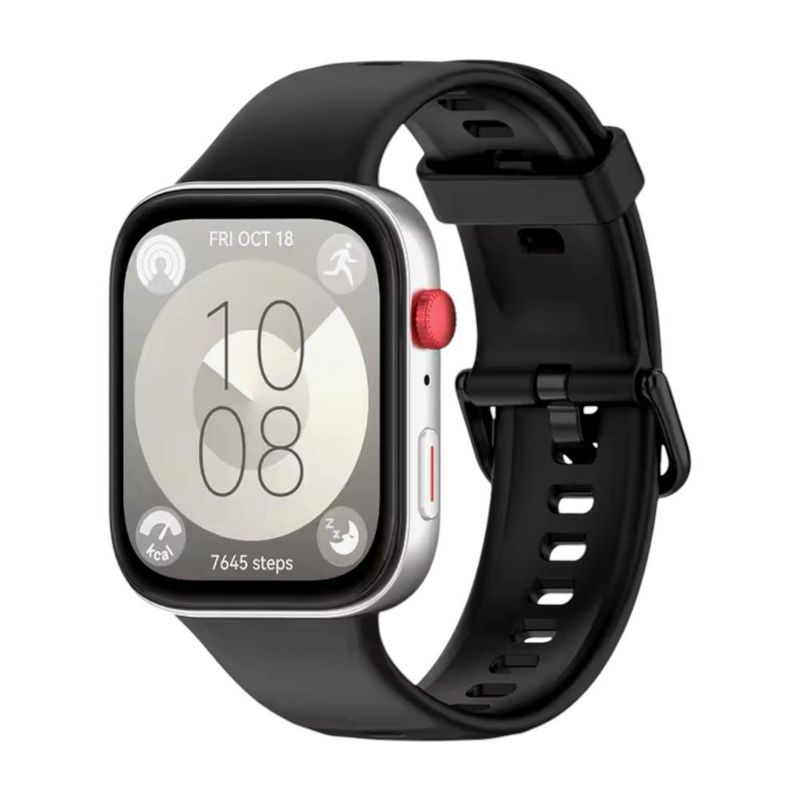 GAOR - CORREA INTERCAMBIABLE SILICONA PARA HUAWEI FIT 3 - Negro