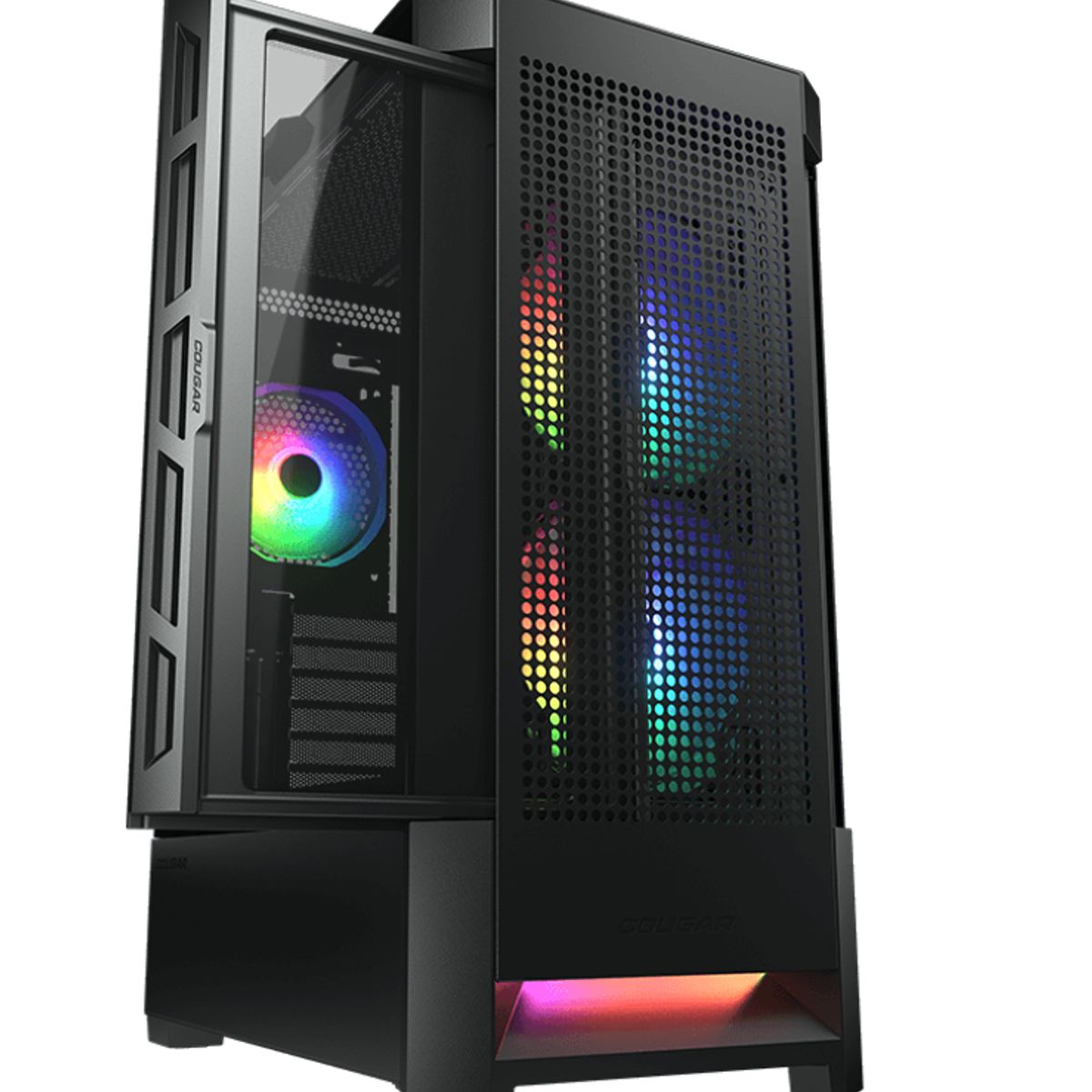 COUGAR - Gabinete - Cougar Airface RGB - SFuente - RGB - Extended ATX - Negro