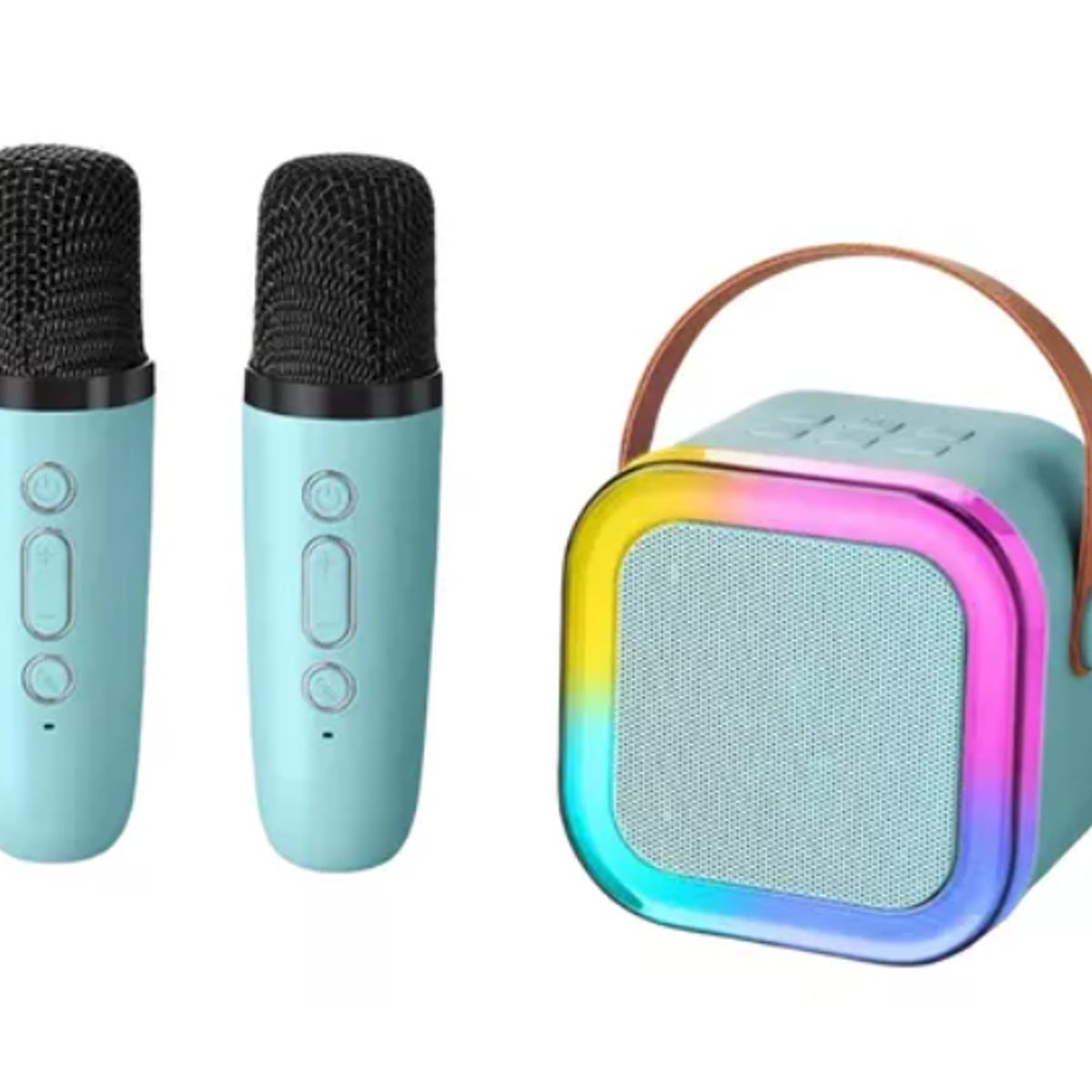 GENERICO - Altavoz Bluetooth Inalámbrico Micrófono Para Niños AZUL