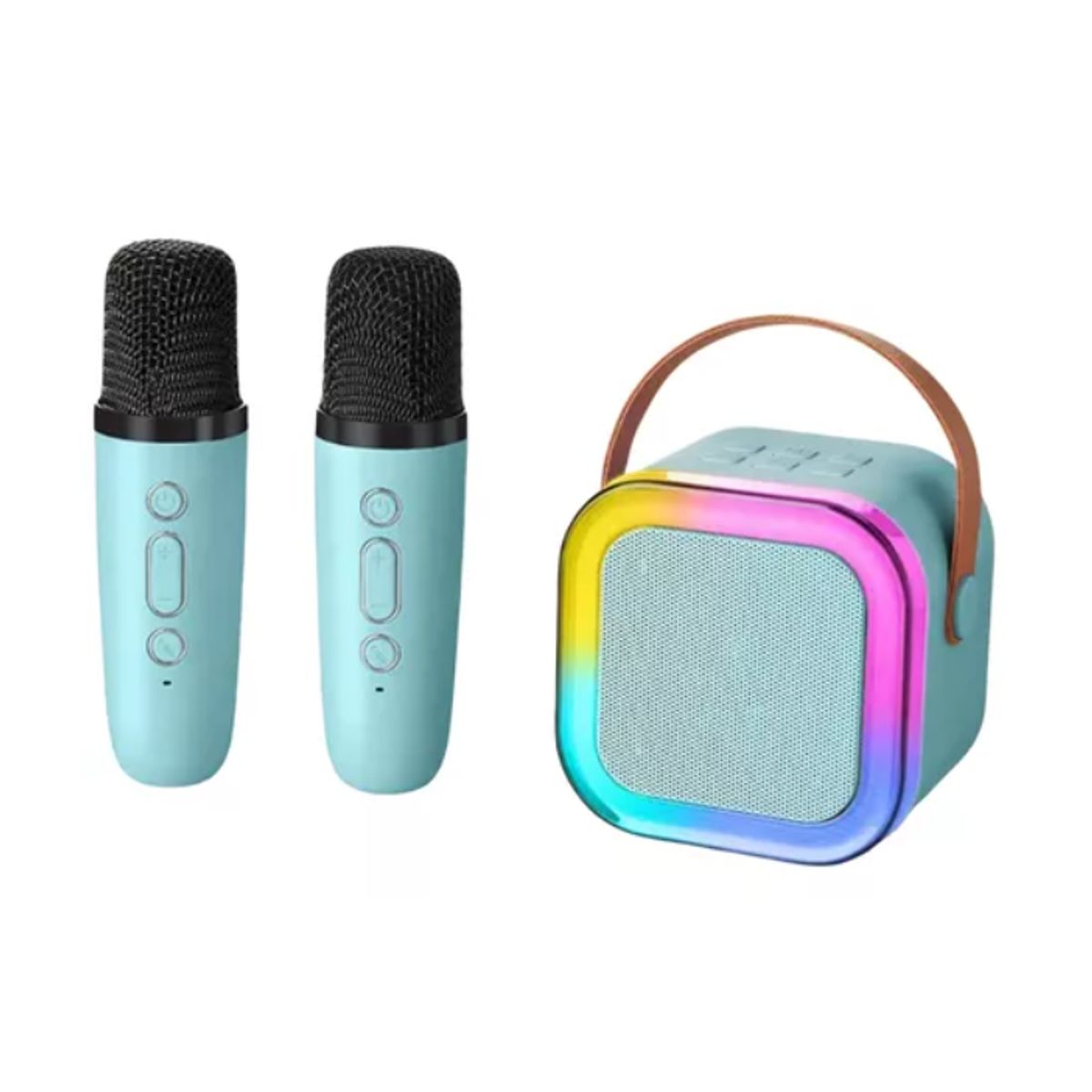 GENERICO - Altavoz Bluetooth Inalámbrico Micrófono Para Niños AZUL