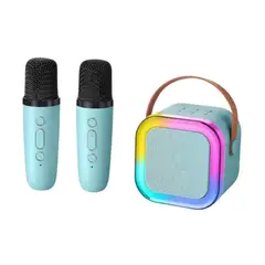 GENERICO - Altavoz Bluetooth Inalámbrico Micrófono Para Niños AZUL