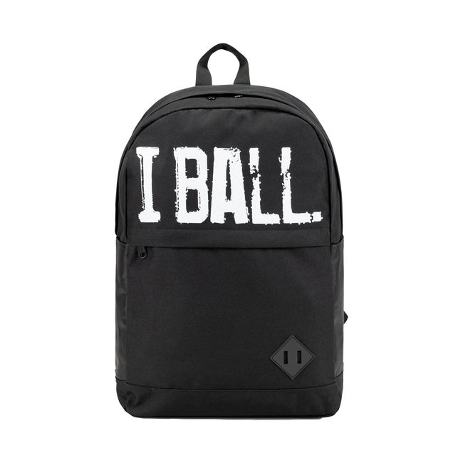 I BALL - Mochila Negra Deportiva / Escolar I Ball