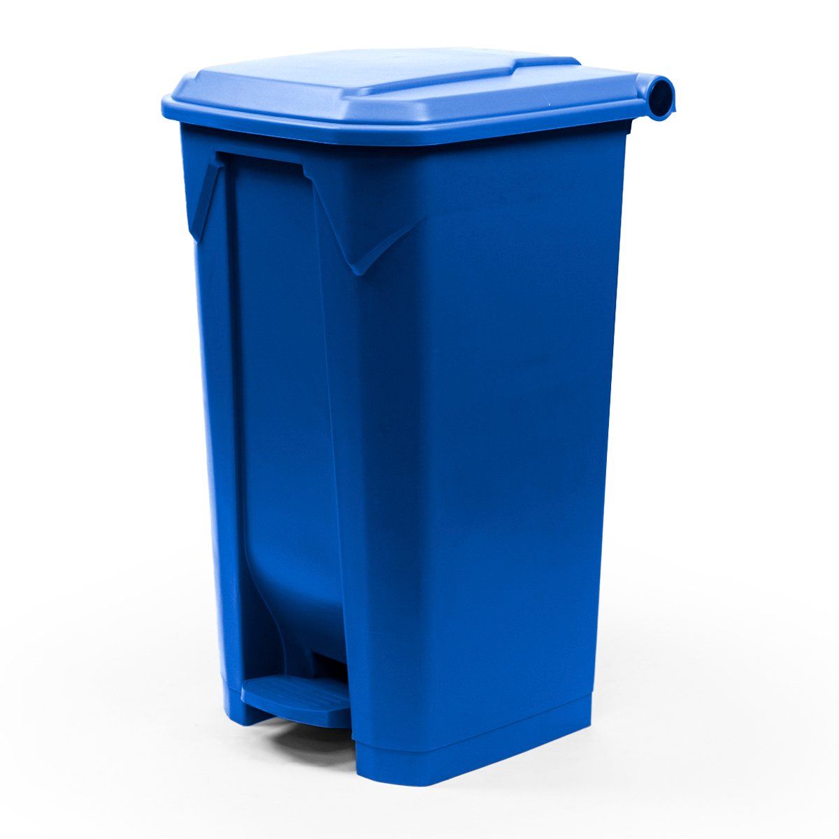 GENERICO - Basurero 100 Litros con pedal central Azul