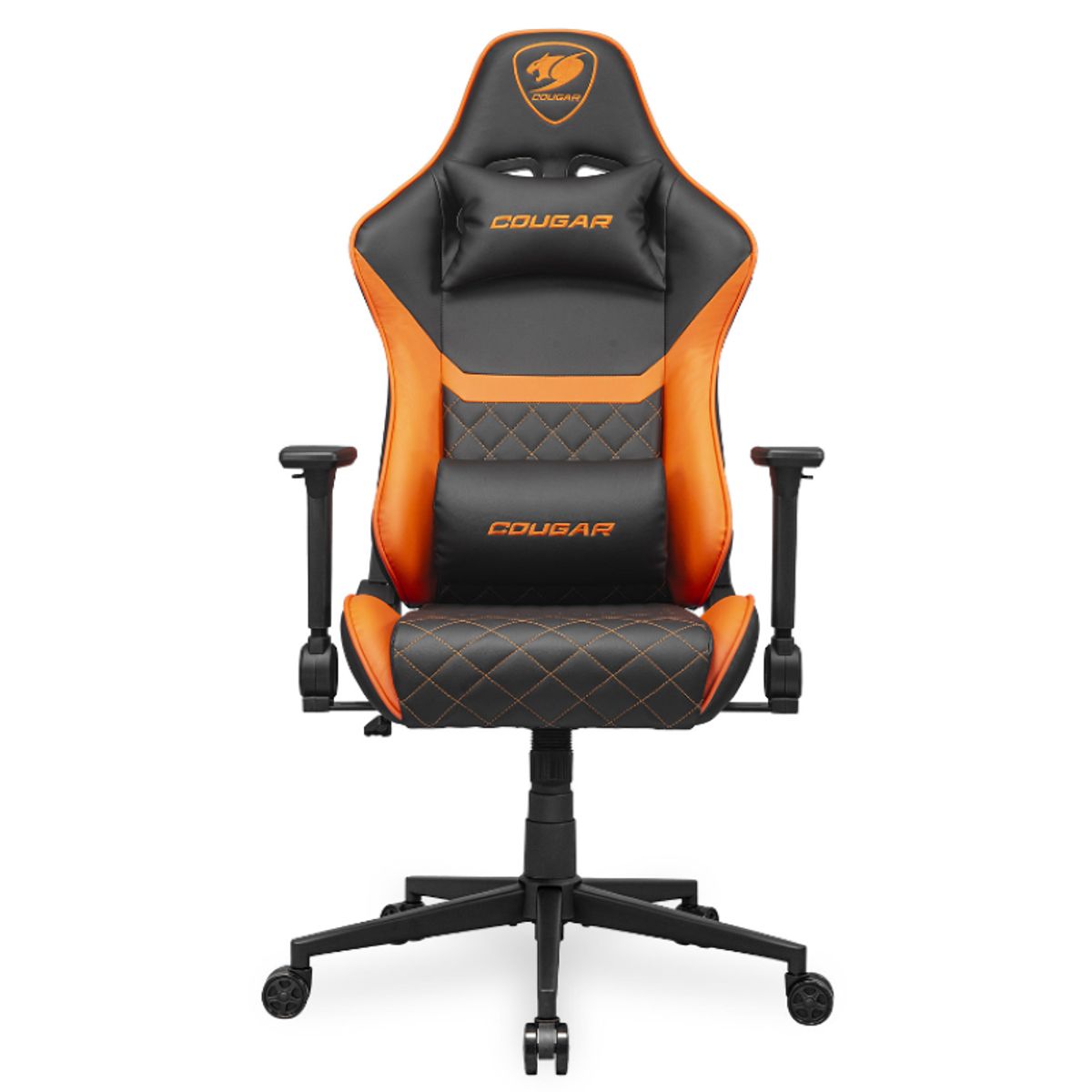 COUGAR - Silla Gamer - ARMOR ONE V2 - Soporte máx. 120 kg - Black/Orange