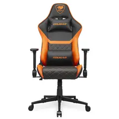 COUGAR - Silla Gamer - ARMOR ONE V2 - Soporte máx. 120 kg - Black/Orange