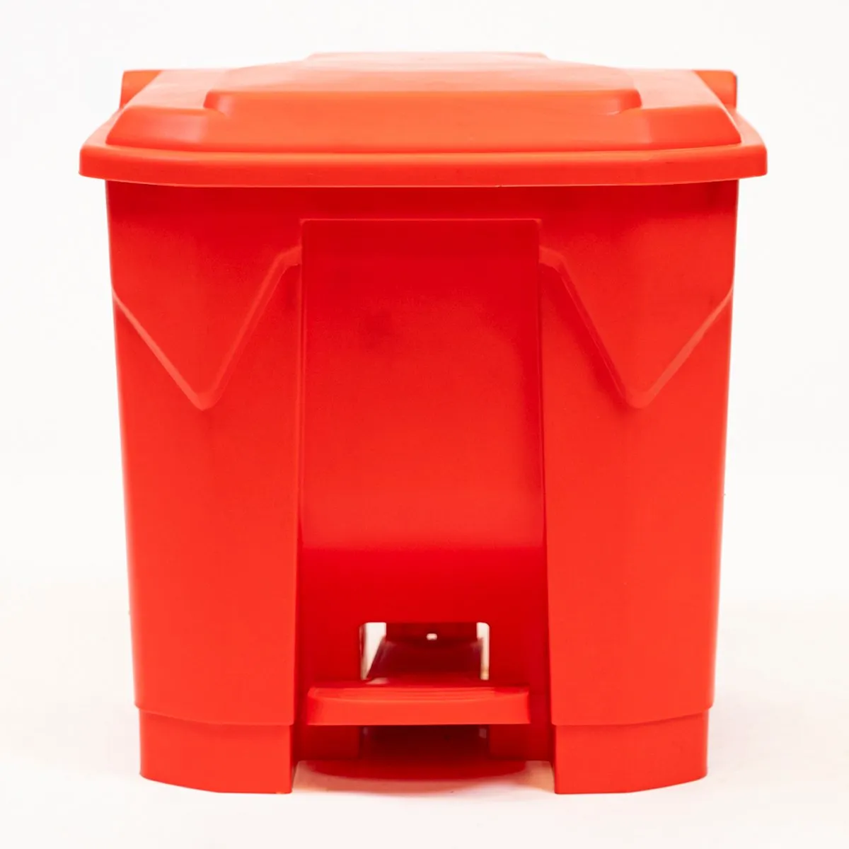 GENERICO - Basurero 30 Litros con pedal central Rojo