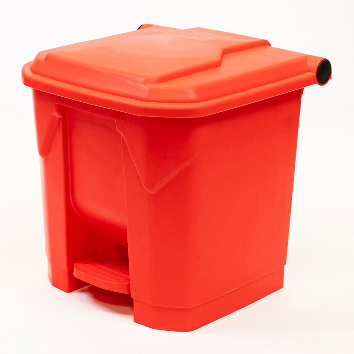 GENERICO - Basurero 30 Litros con pedal central Rojo