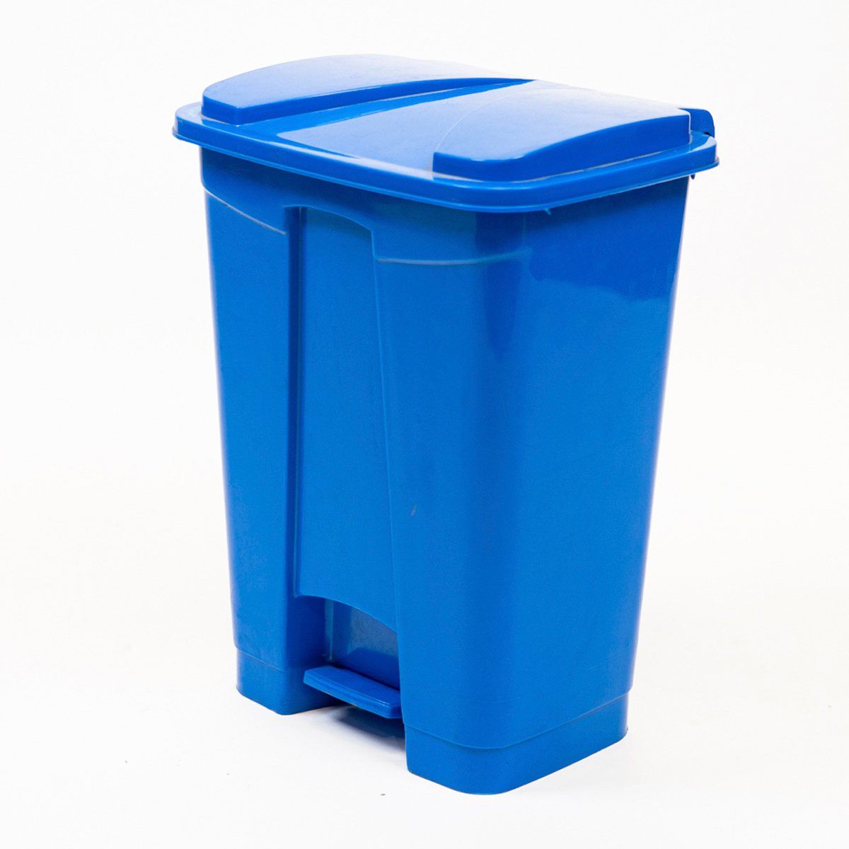 GENERICO - Basurero 16 Litros con Pedal Central Azul