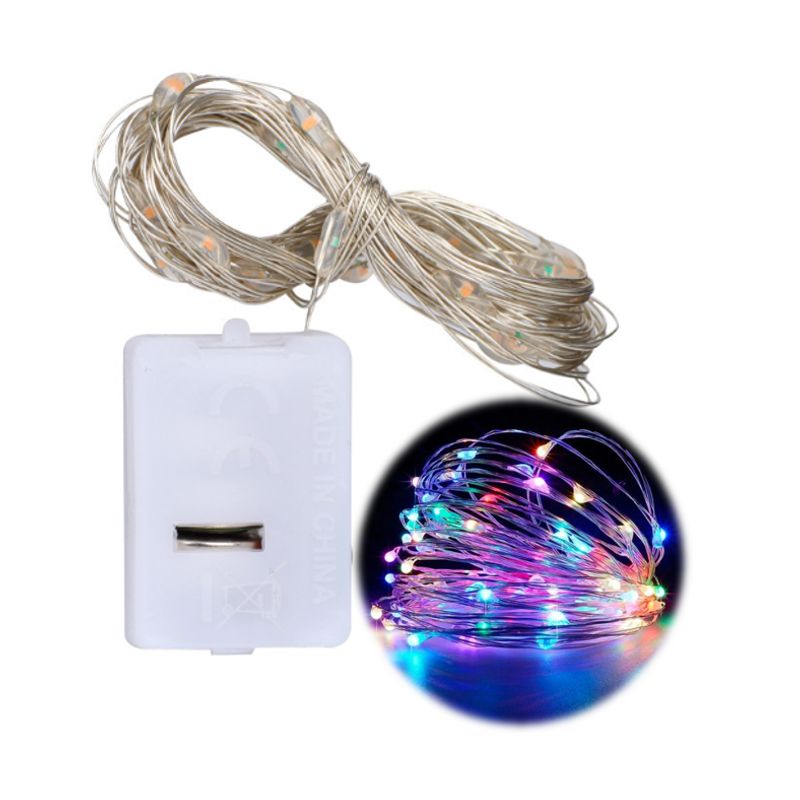 GENERICO - Pack 10 Luces Led Hadas Guirnalda Alambre Luces Decoracion