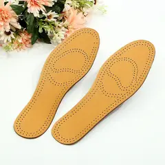 MPROPIA - Pack 2 Pares Plantillas Antibacterianas Cuero Unisex 825