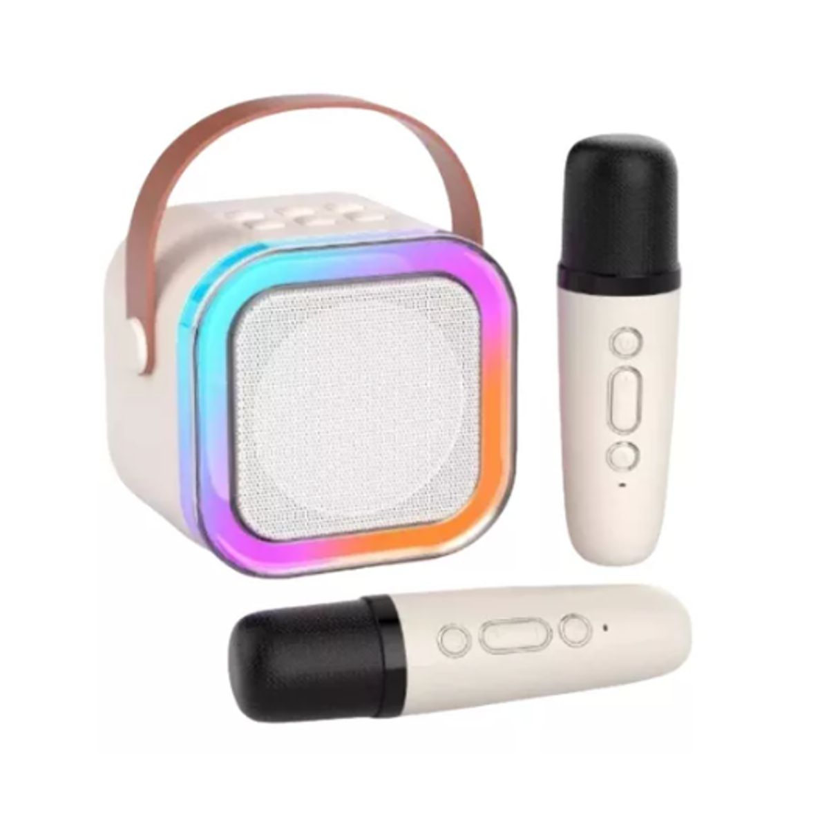 GENERICO - Altavoz Bluetooth Inalámbrico Micrófono Para Niños BLANCO