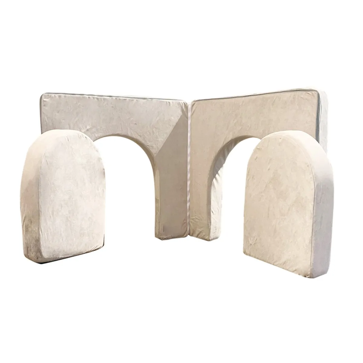 BLOKIDS - Puerta Para Sillón De Juegos Blokid Para Niños Gris Claro