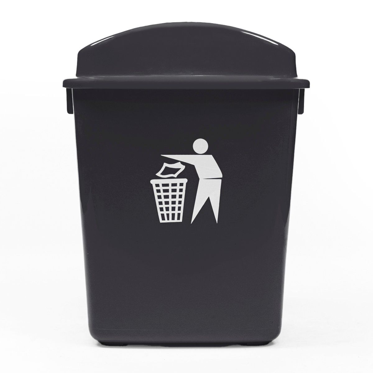 GENERICO - Basurero 30 Litros Tapa Vaiven Gris