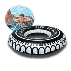 GENERICO - Flotador Inflable Neumatico Grande Llanta 60cm Alta Calidad