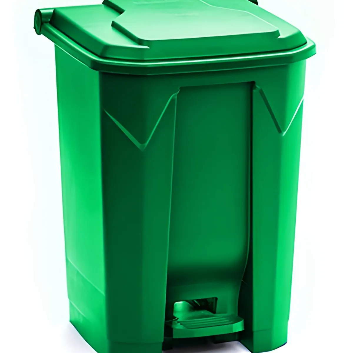 GENERICO - Basurero 50 Litros con pedal central Verde