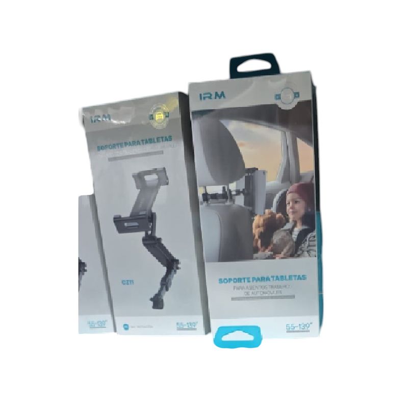ANGELES DEL HOGAR - Soporte Tablet Coche Ajustable Reposacabezas