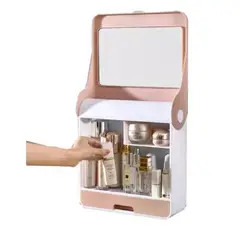 ANGELES DEL HOGAR - Espejo Organizador Cosmeticos
