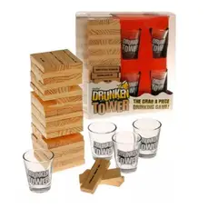 ANGELES DEL HOGAR - Juego Jenga Shots Drunken Tower Retos Fiesta