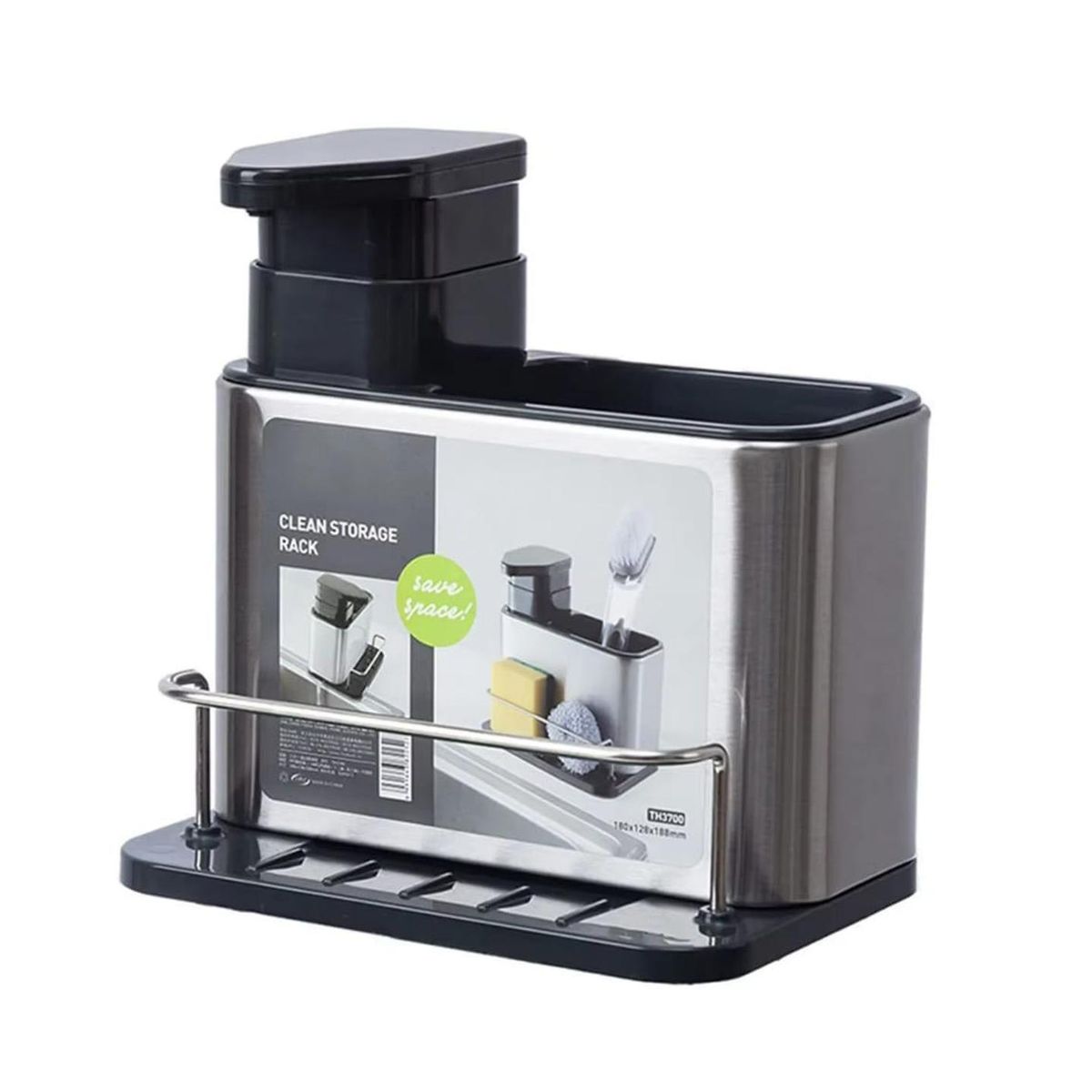 GENERICO - Dispensador De Jabón Y Organizador Para Cocina