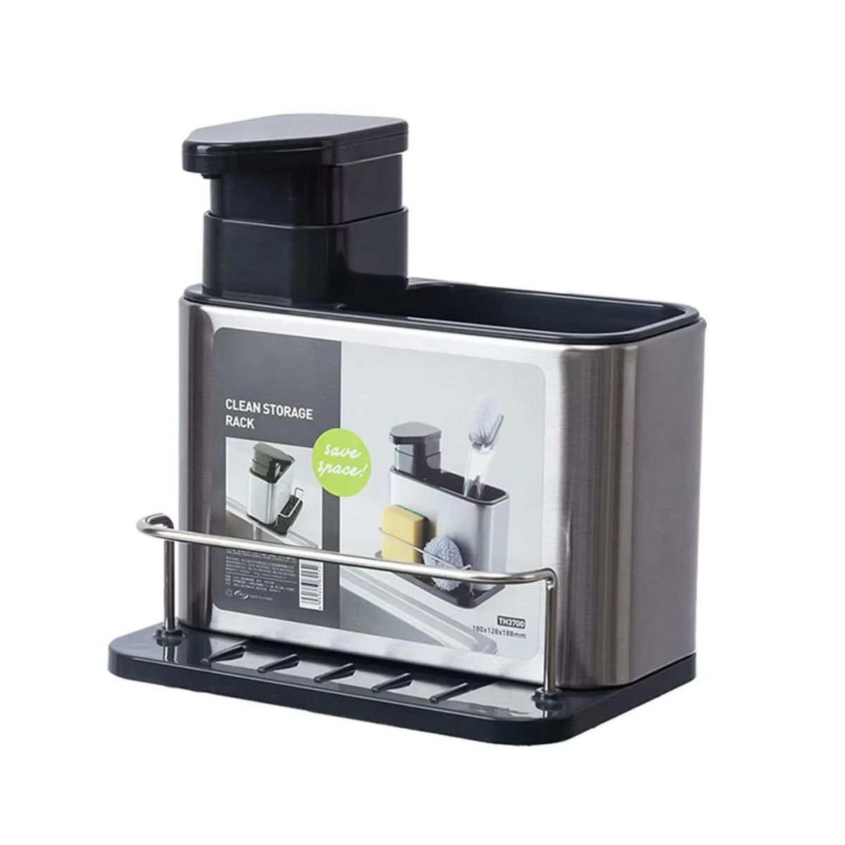 GENERICO - Dispensador De Jabón Y Organizador Para Cocina