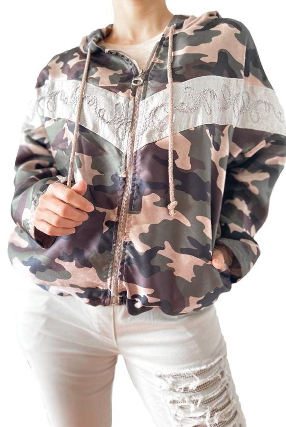 ALTO ROMA - Chaqueta Bomber Camuflaje