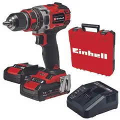 EINHELL - Taladro impacto 2 baterías 2.0ah más cargador