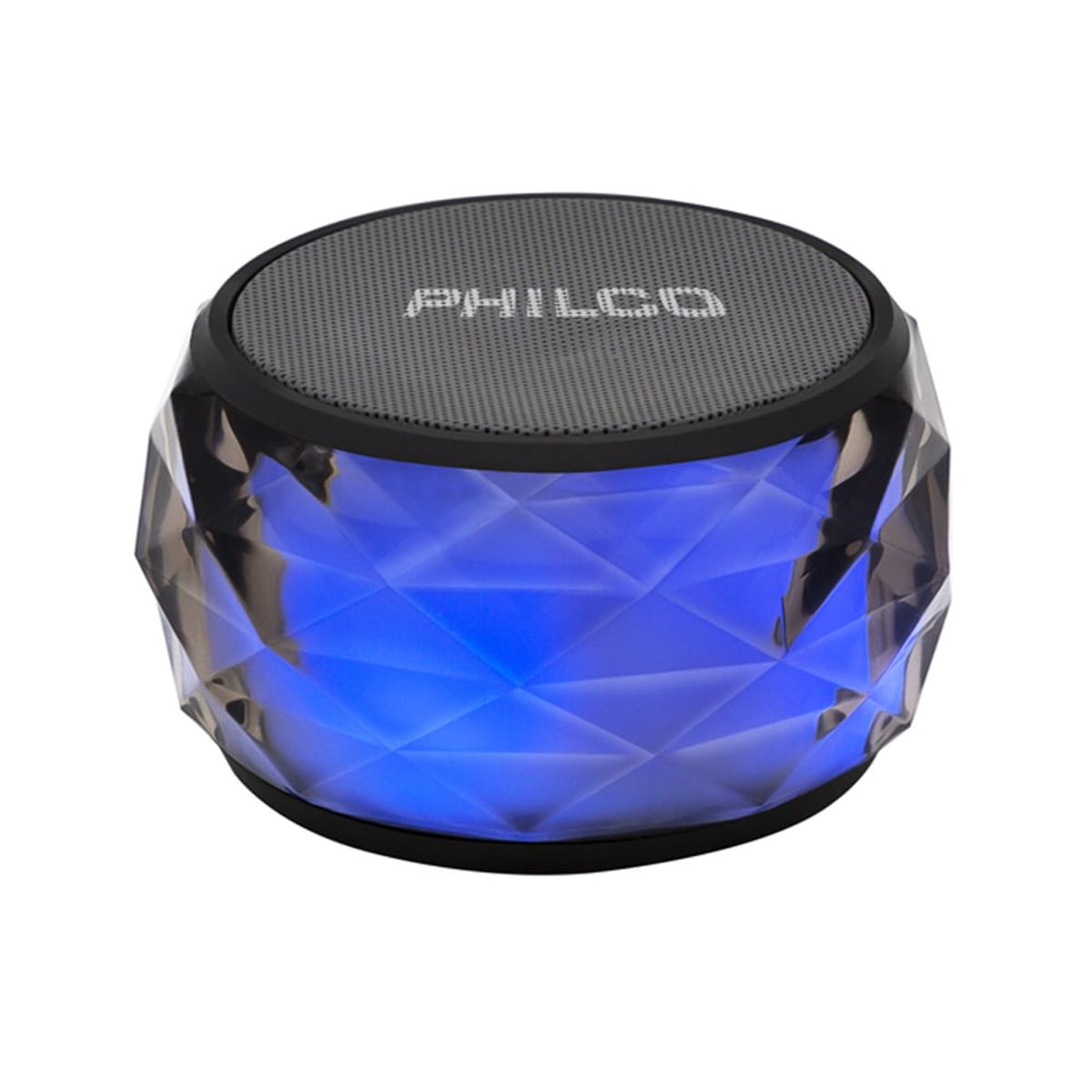 PHILCO - Parlante Portatil Bluetooth Diamond Luz Led Philco 250BK