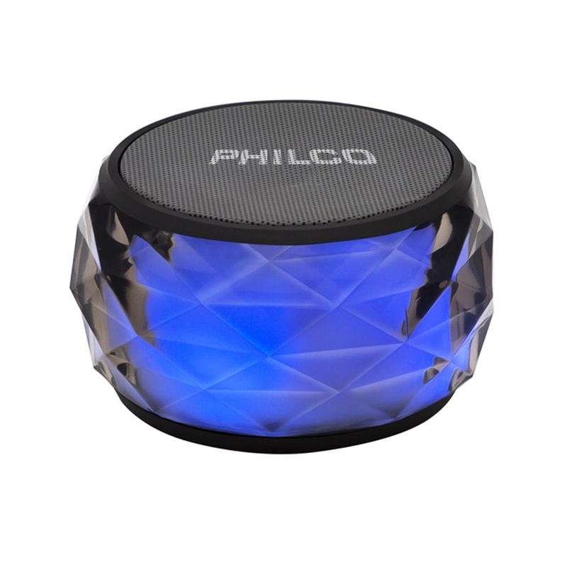 PHILCO - Parlante Portatil Bluetooth Diamond Luz Led Philco 250BK