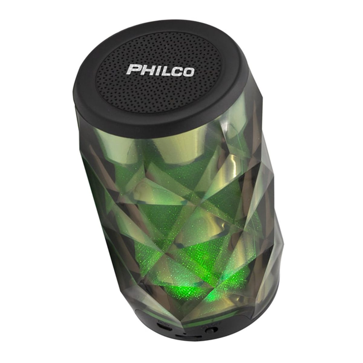 PHILCO - Parlante Portatil Bluetooth Diamond Luz Led Philco 260BK
