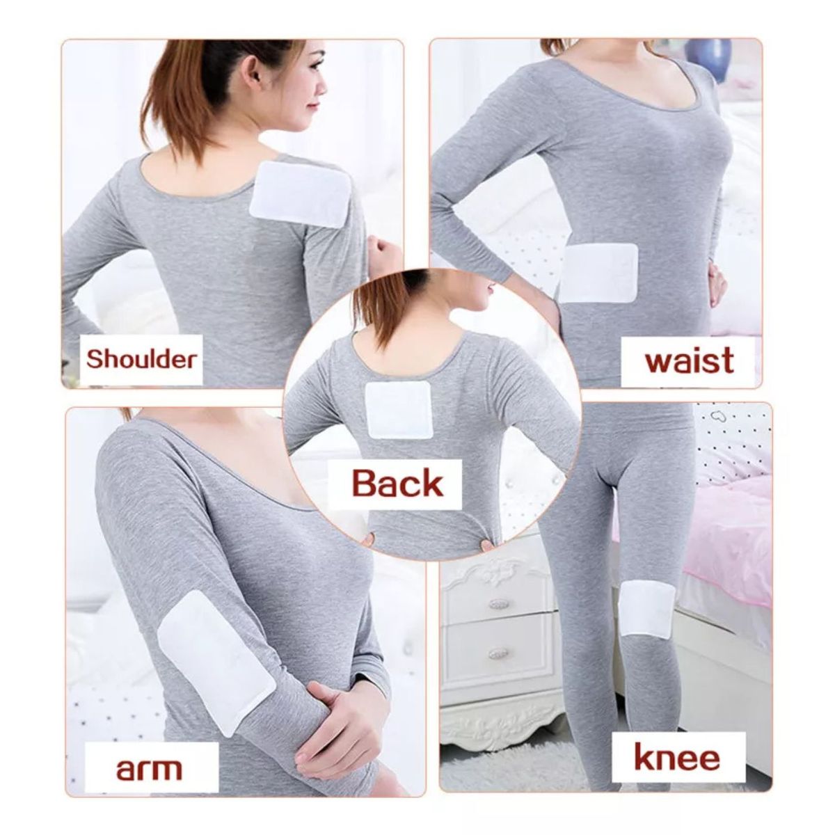 LIKE SHOP - Pack 20 Parches Calientes Terapéuticos Para Dolores 239