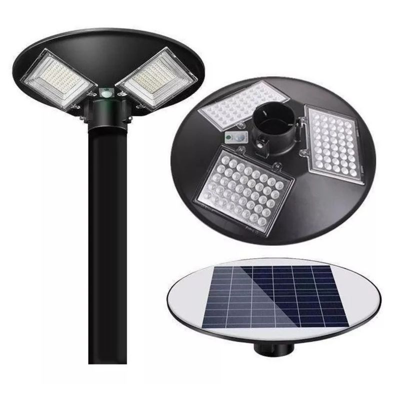 GENERICO - Foco Solar Tipo Poste Cuádruple