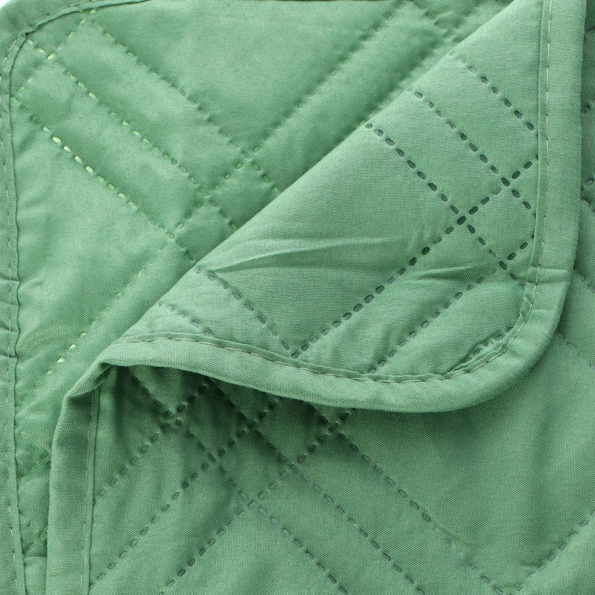 ANDES - QUILT ANDES LISO VERDE 2 PLAZAS