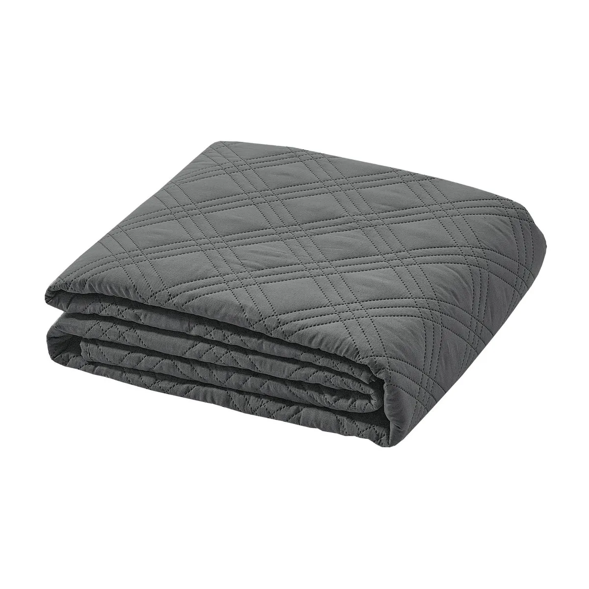 ANDES - QUILT ANDES LISO  GRIS 1.5 PLAZAS