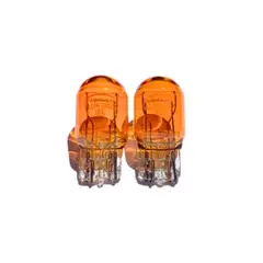 GENERICO - Par Ampolleta T20 12v215w Luz Amber Doble Contacto