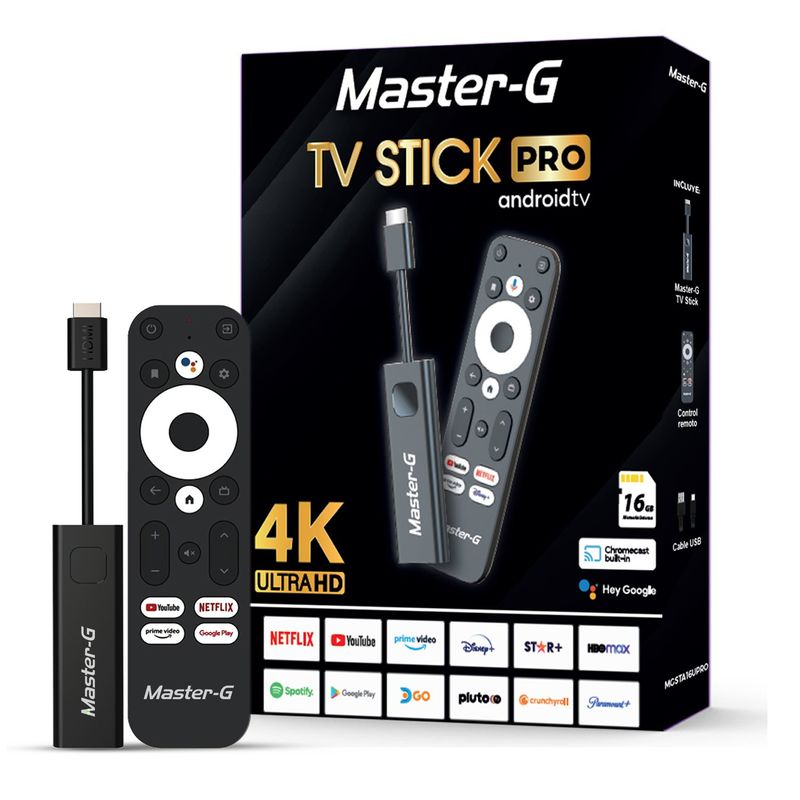 MASTER G - Streaming Tv Stick 4K Android Master-G