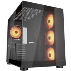 COUGAR - Gabinete - FV150 RGB - Sfuente - ATX - Negro