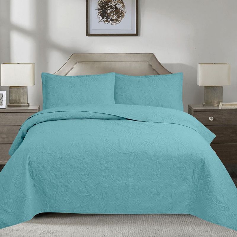 ANDES - QUILT ANDES CLASSIC TURQUESA 1.5 PLAZAS