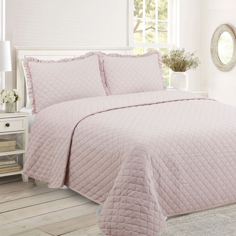 ANDES - QUILT ANDES POM POM TAUPE 1.5 PLAZAS