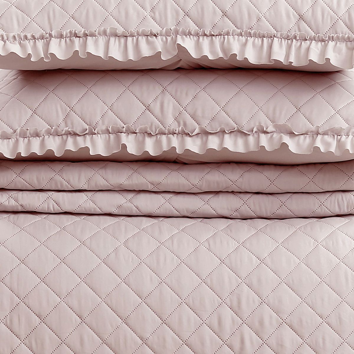 ANDES - QUILT ANDES POM POM TAUPE 1.5 PLAZAS