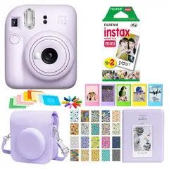 FUJIFILM - SET COMPLETO CÁMARA INSTAX MINI 12 +20 PELÍCULAS +ACCESORIOS