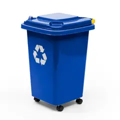 GENERICO - Basurero de 30 Litros Azul