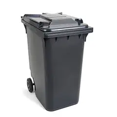 GENERICO - Basurero de 360 Litros Gris