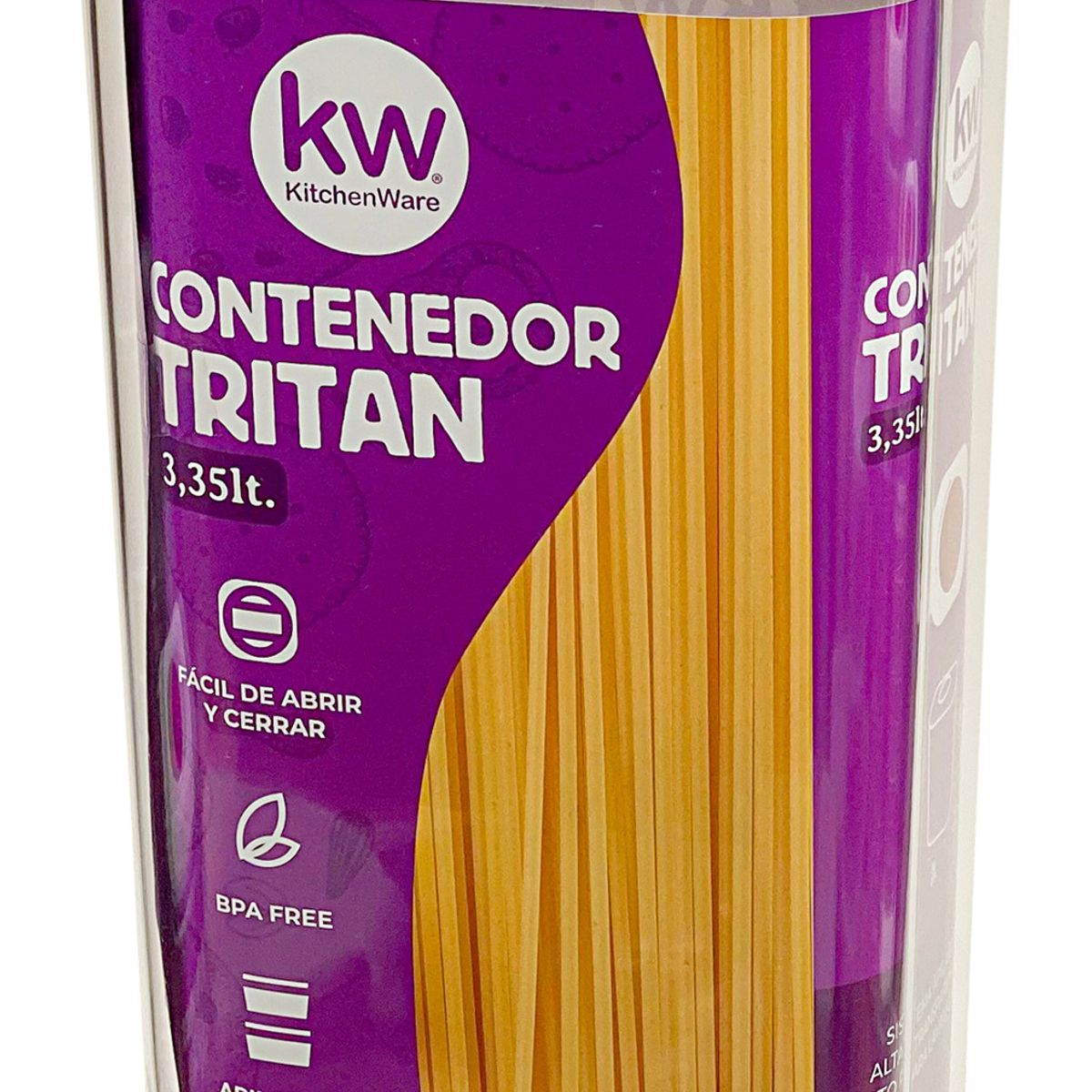 KITCHENWARE - CONTENEDOR HERMÉTICO 3,35 LT TRITAN - KITCHENWARE