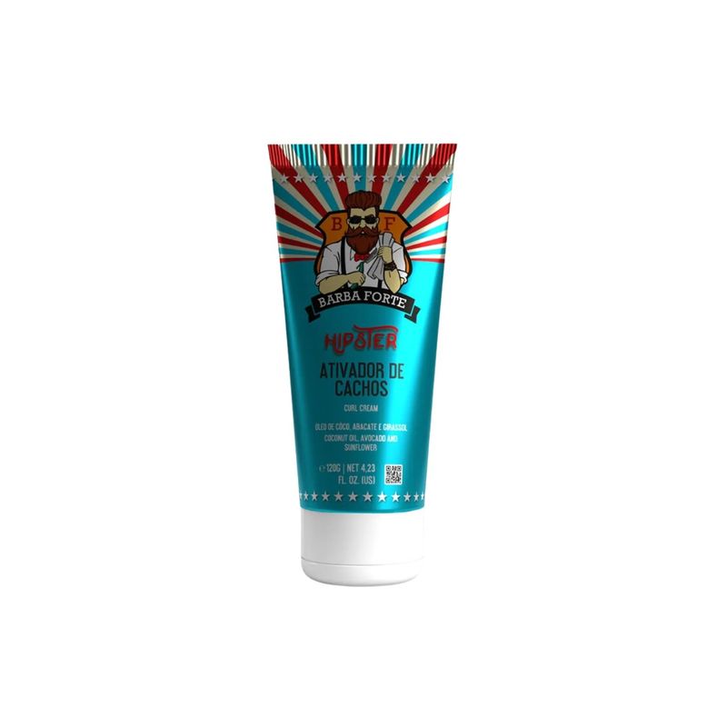 BARBA FORTE - Activador de Rizos Hipster Barba Forte 120 Gr