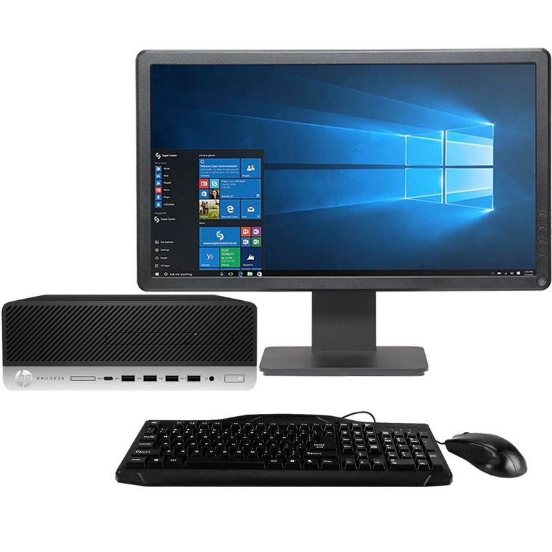 HP - Kit monitor + desktop prodesk 600 g5 sff i5-9500/8gb/256gb