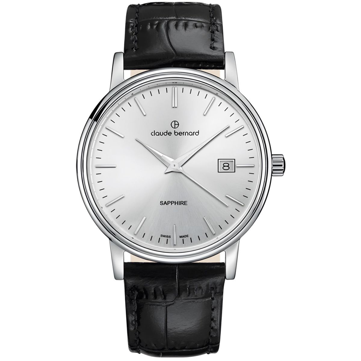 CLAUDE BERNARD - Reloj Claude Bernard Classic 42mm Hombre Cuero Negro
