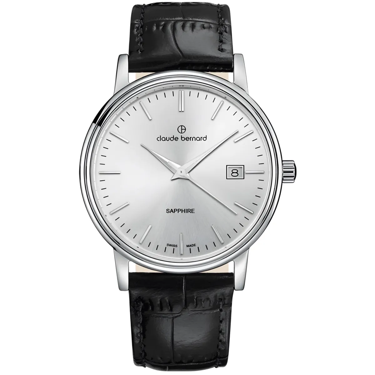 CLAUDE BERNARD - Reloj Claude Bernard Classic 42mm Hombre Cuero Negro