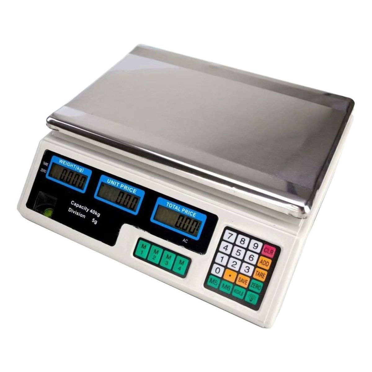 GENERICO - Báscula comercial digital  40KG 40k