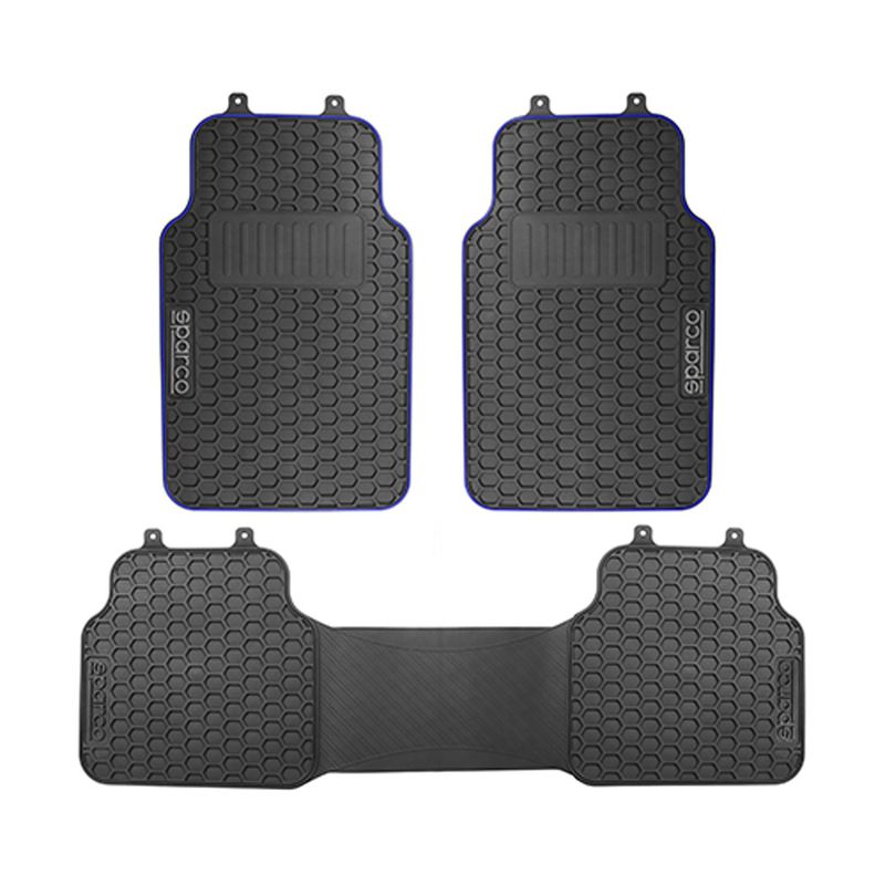 SPARCO - Piso Alfombra Auto Goma Set Sparco