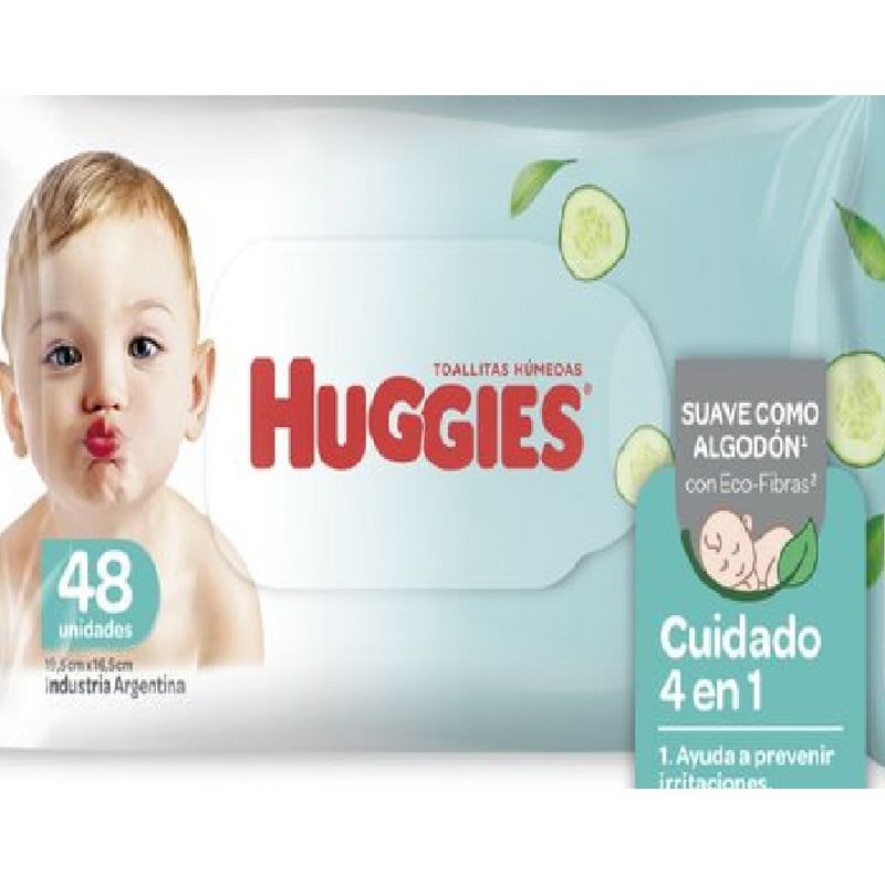 HUGGIES - Huggies Toallitas Húmedas Cuidado 4 En1 48 Unidades